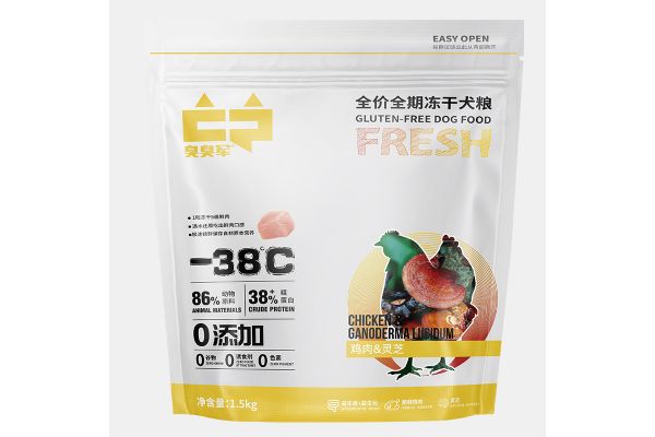 鸡肉&灵芝全价全期冻干犬粮